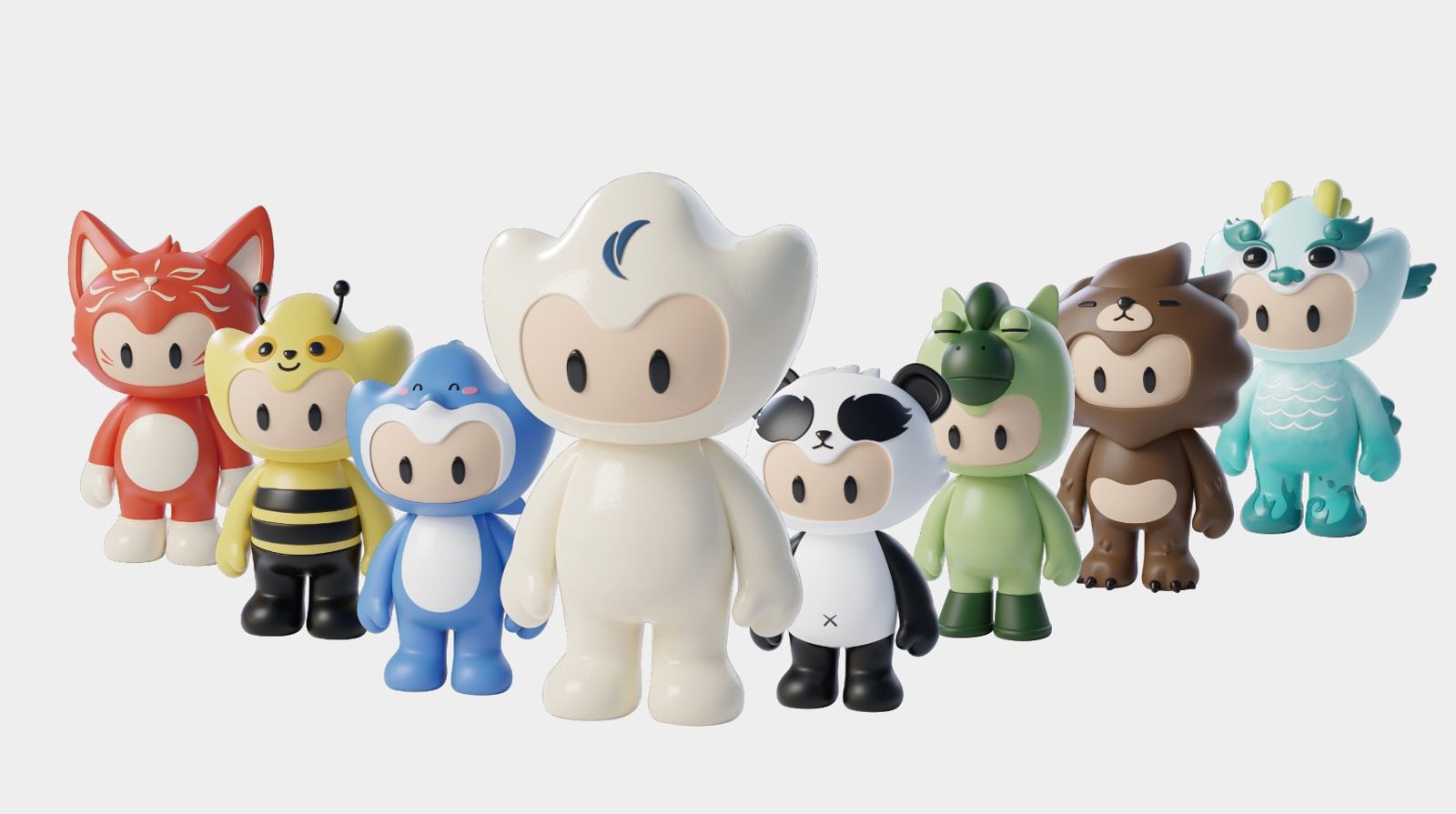 POWPIE CREW IP character family