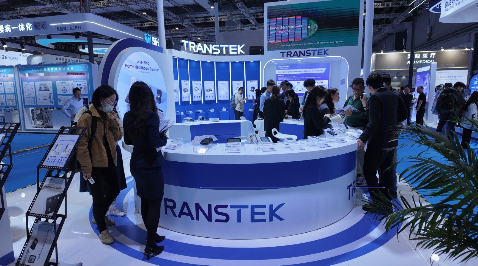 Transtek booth at CMEF 2026
